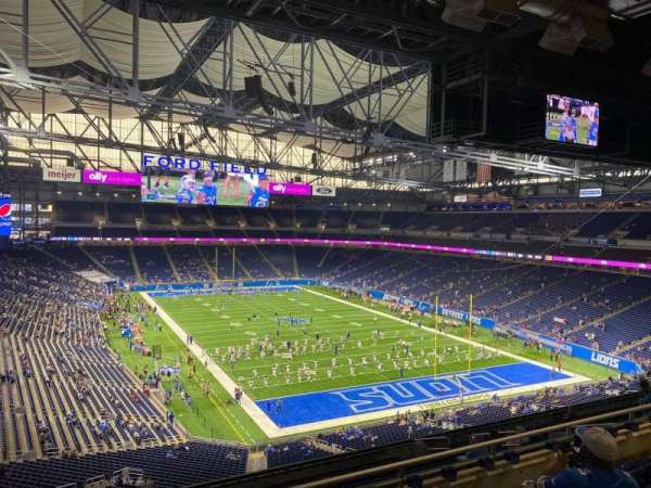 Ford Field, section: 315, row: 5, seat: 10