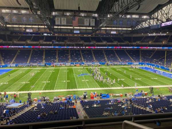 Ford Field, section: 206, row: 4, seat: 20