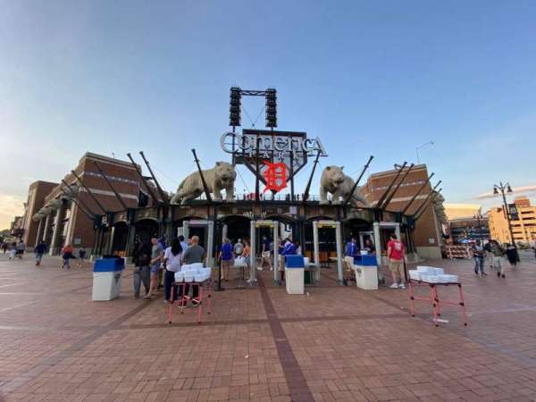 Comerica Park, section: Gate B