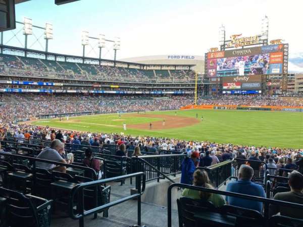 Comerica Park, section: 116c, row: G, seat: 4