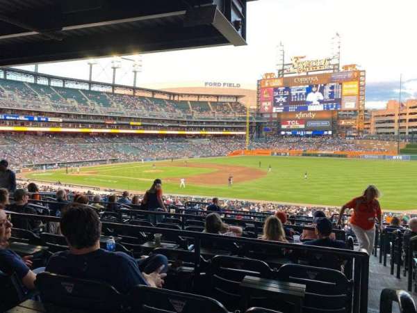 Comerica Park, section: 117b, row: H, seat: 1