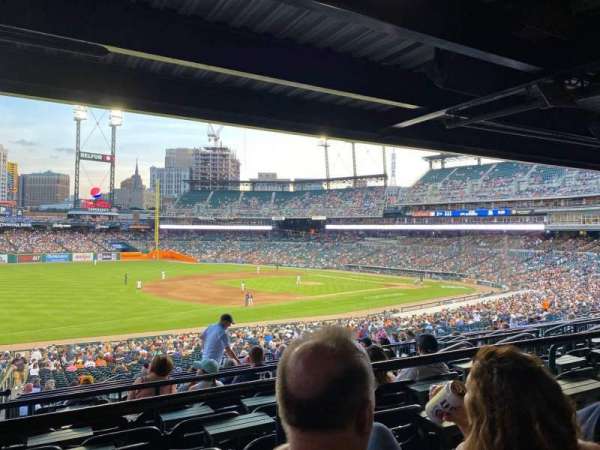 Comerica Park, section: 138b, row: H, seat: 7
