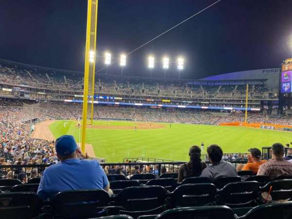 Comerica Park, section: 107, row: 42, seat: 11