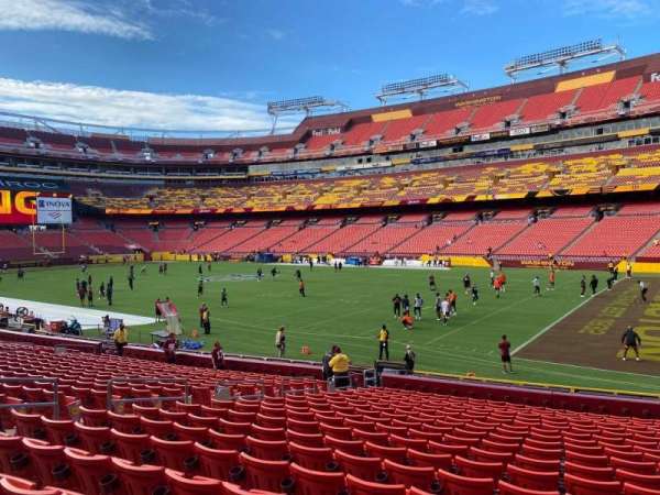 Northwest Stadium, section: 138, row: 19, seat: 12