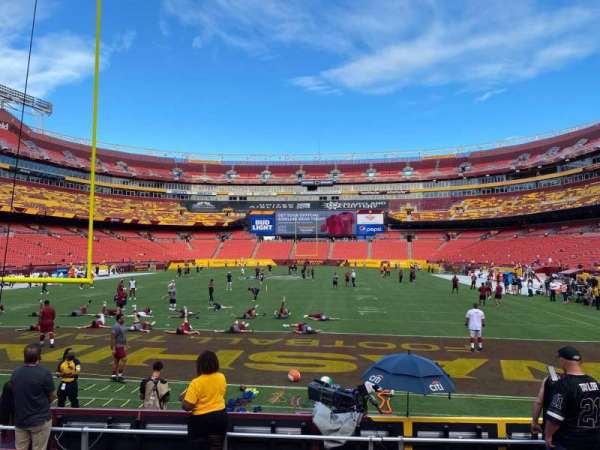 Northwest Stadium, section: 110, row: 8, seat: 13