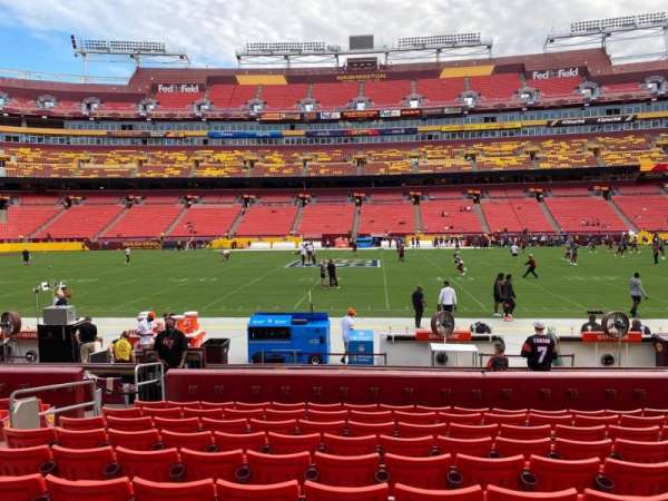 Northwest Stadium, section: 121, row: 10, seat: 15