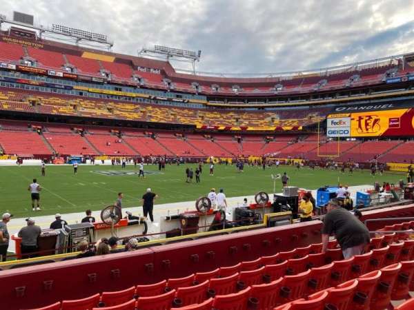 Northwest Stadium, section: 123, row: 7, seat: 17