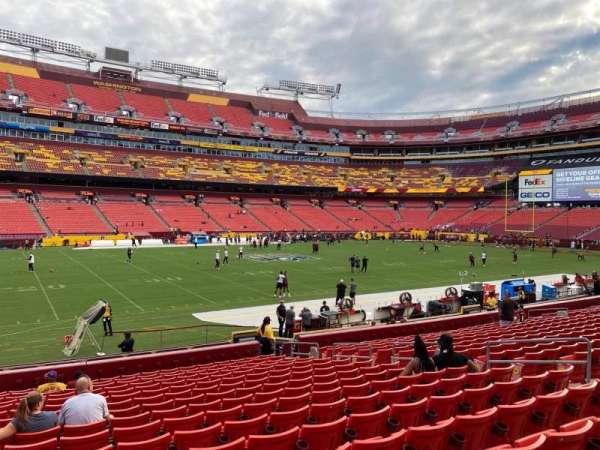 Northwest Stadium, section: 124, row: 17, seat: 12