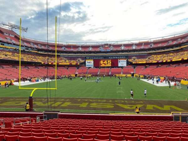 Northwest Stadium, section: 131, row: 16, seat: 12