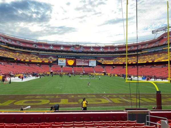 Northwest Stadium, section: 133, row: 10, seat: 8