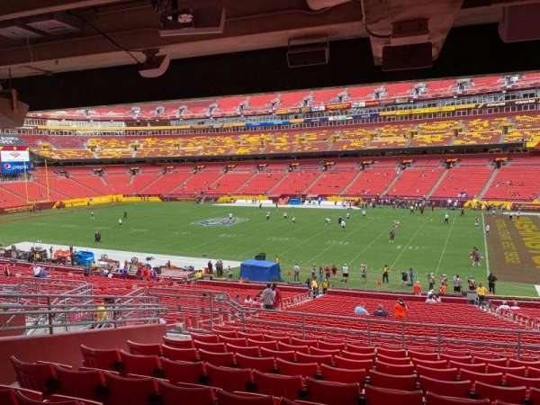 Northwest Stadium, section: 218, row: 10, seat: 12