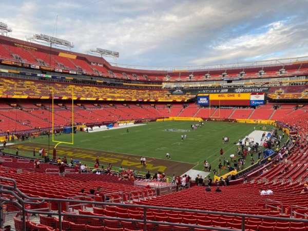 Northwest Stadium, section: 208, row: 5, seat: 12