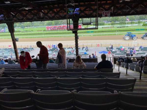 Saratoga Race Course, section: E, row: L, seat: 2