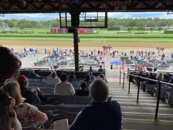 Saratoga Race Course, section: G, row: J, seat: 1