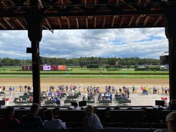 Saratoga Race Course, section: E, row: E, seat: 15