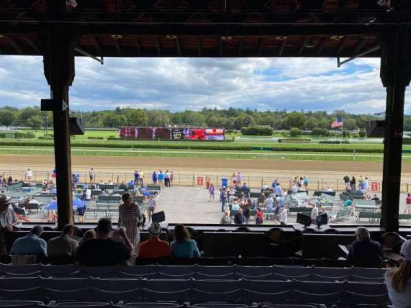 Saratoga Race Course, section: H, row: F, seat: 6