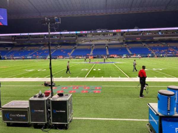 Alamodome, section: 134, row: Aa, seat: 5
