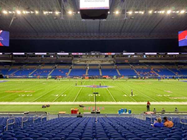 Alamodome, section: 134, row: 20, seat: 10