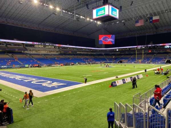 Alamodome, section: 140, row: 9, seat: 12