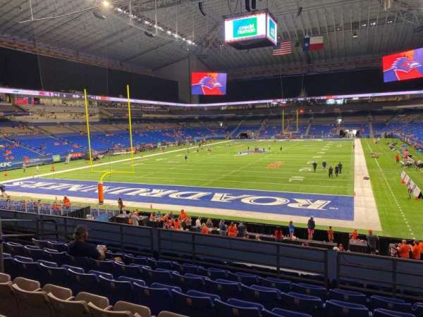 Alamodome, section: 143, row: 22, seat: 12