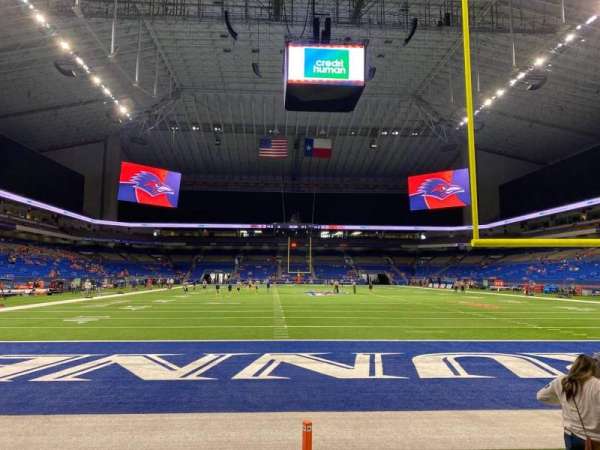 Alamodome, section: 102, row: Cc, seat: 3