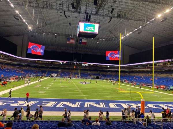 Alamodome, section: 102, row: 12, seat: 12
