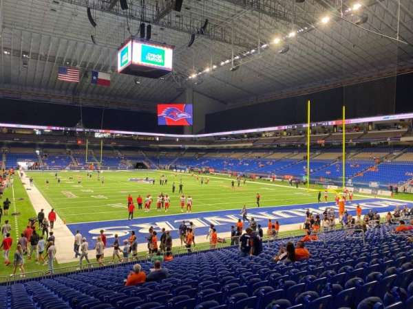 Alamodome, section: 103, row: 15, seat: 22