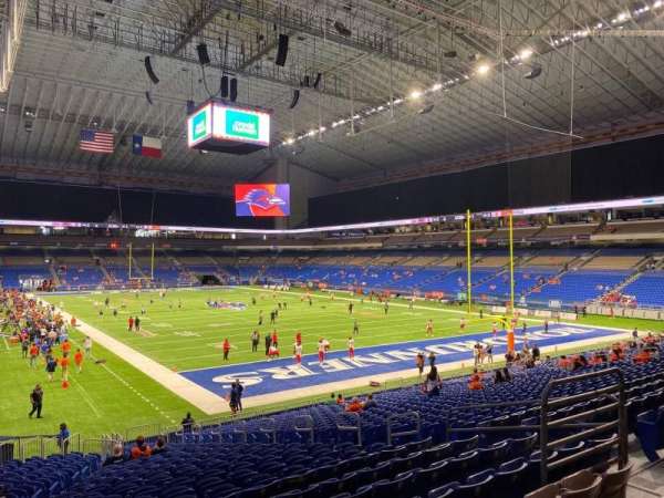 Alamodome, section: 104, row: 22, seat: 12