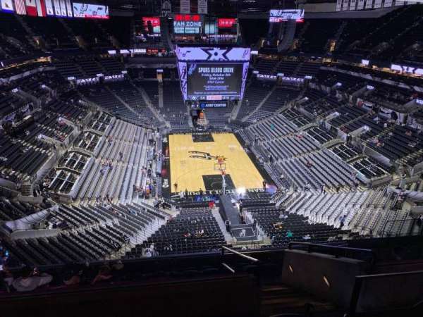 Frost Bank Center, section: 201, row: 10, seat: 6