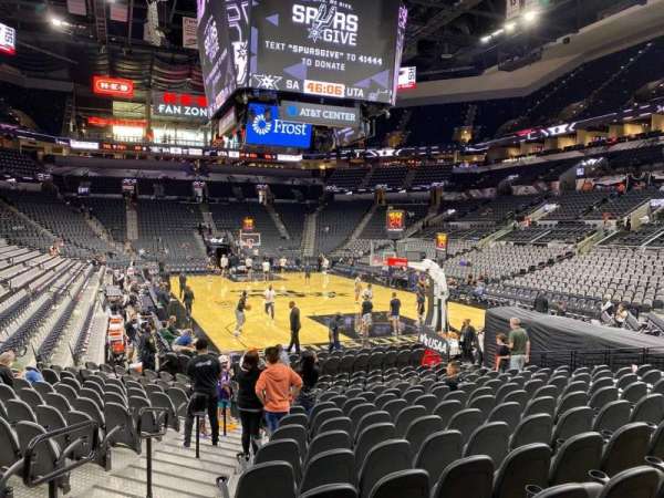 Frost Bank Center, section: 102, row: 17, seat: 1