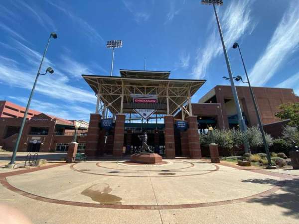 Chickasaw Bricktown Ballpark, section: Mickey Mantle Entrance