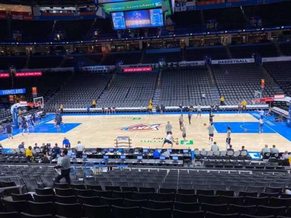 Paycom Center, section: 115, row: R, seat: 11