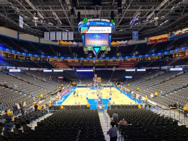 Paycom Center, section: 111, row: Q, seat: 2