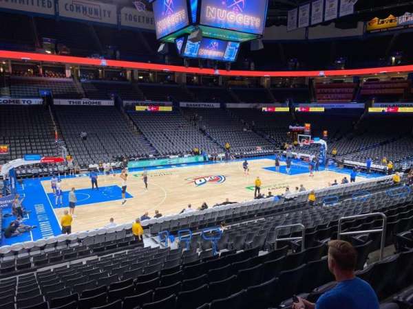 Paycom Center, section: 107, row: R, seat: 10