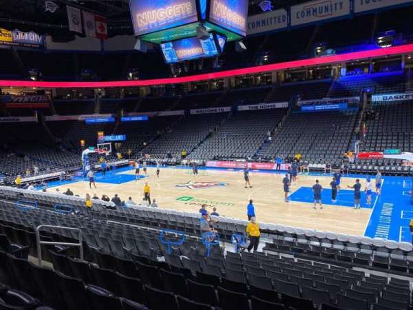 Paycom Center, section: 104, row: P, seat: 10