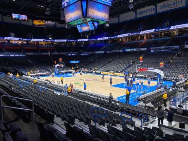 Paycom Center, section: 103, row: M, seat: 13