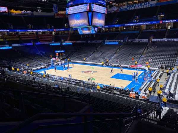 Paycom Center, section: 221, row: E, seat: 6