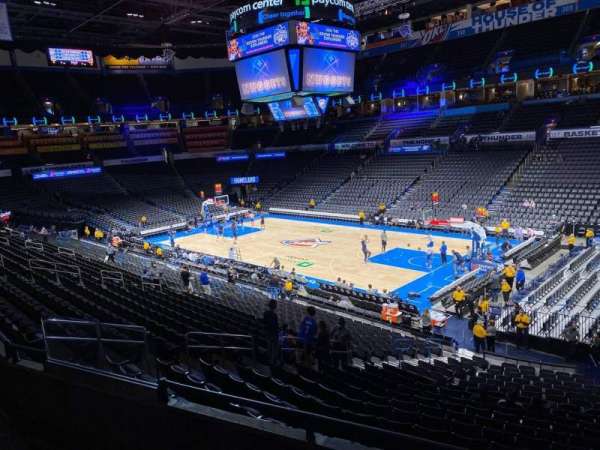 Paycom Center, section: 220, row: C, seat: 10