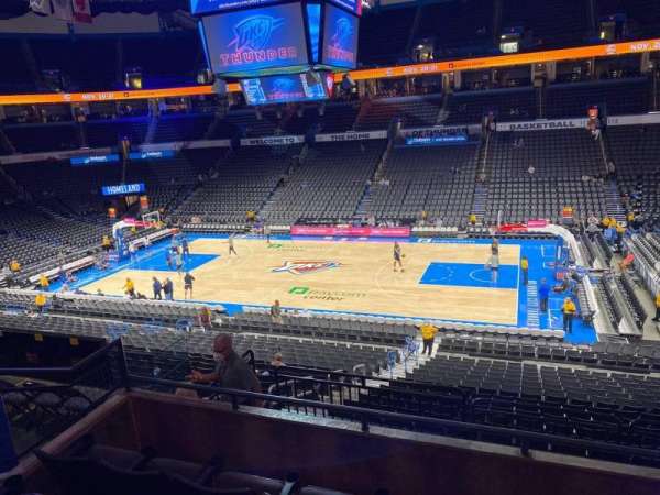Paycom Center, section: 207, row: D, seat: 2
