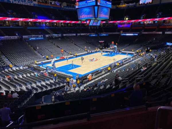 Paycom Center, section: 227, row: C, seat: 2