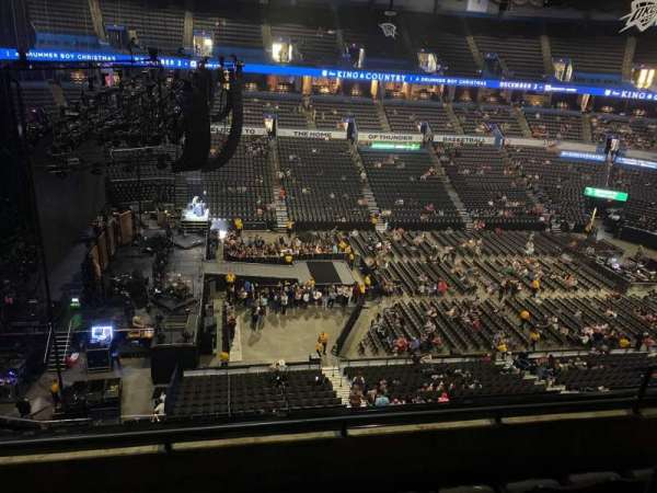 Paycom Center, section: 310, row: D, seat: 10