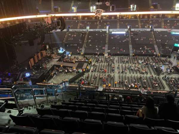 Paycom Center, section: 308, row: L, seat: 16