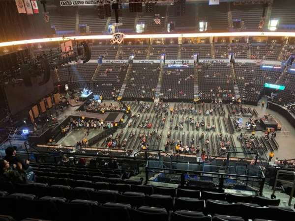 Paycom Center, section: 308, row: N, seat: 4