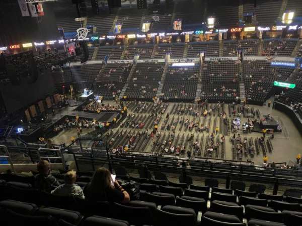 Paycom Center, section: 307, row: L, seat: 11