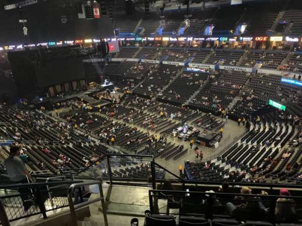 Paycom Center, section: 304, row: H, seat: 20