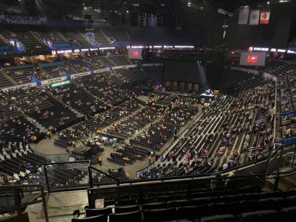 Paycom Center, section: 328, row: J, seat: 1