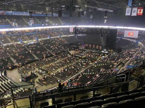 Paycom Center, section: 327, row: K, seat: 21
