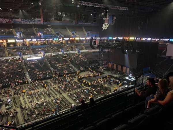 Paycom Center, section: 325, row: G, seat: 19