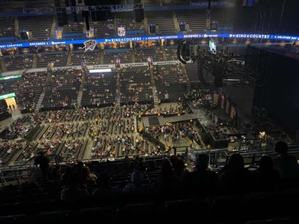Paycom Center, section: 323, row: Q, seat: 12