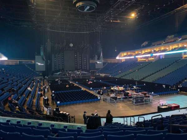BOK Center, section: 103, row: Q, seat: 4